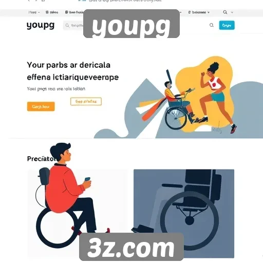 Acessibilidade e inclusividade no site youpg